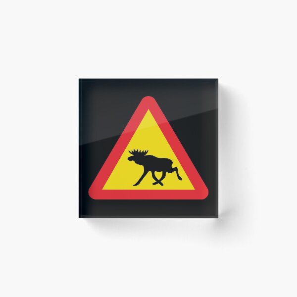 Artikelvorschau, Schwedisches Elchschild | Älgskylt entworfen und verkauft von LemonbatStudio.