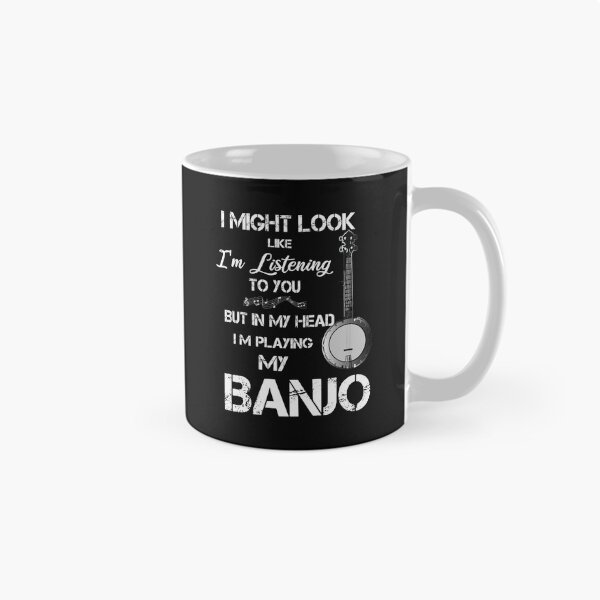 Artikelvorschau, Ich sehe vielleicht so aus, als würde ich dir zuhören, aber in meinem Kopf spiele ich mein Banjo-Geschenk entworfen und verkauft von HananDesign13.