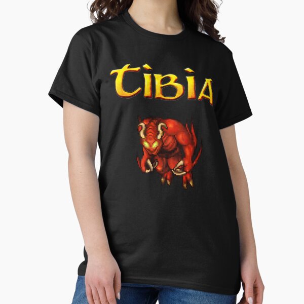 Vista previa del artículo con la obra «Tibia MMORPG Demon», diseñado y vendido por Morgarion.