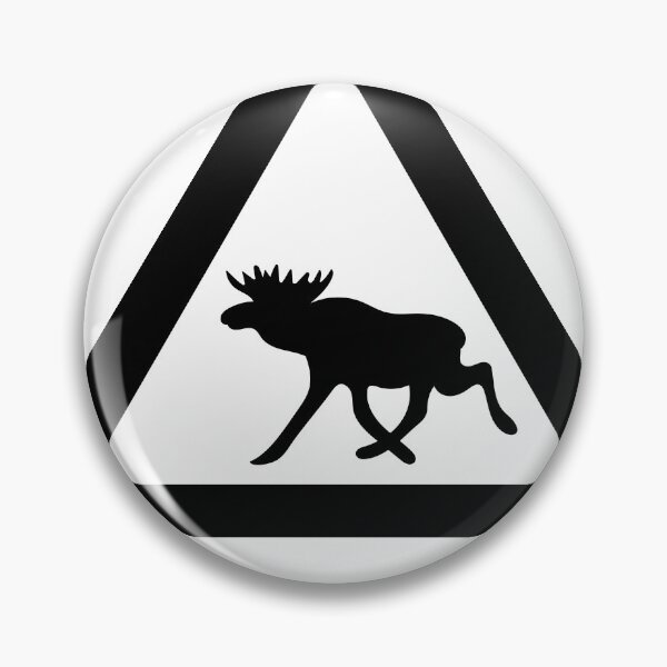 Artikelvorschau, Schwedisches Elchschild | Älgskylt entworfen und verkauft von LemonbatStudio.