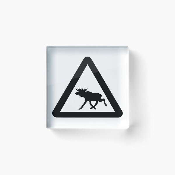 Artikelvorschau, Schwedisches Elchschild | Älgskylt entworfen und verkauft von LemonbatStudio.