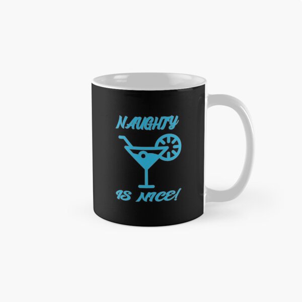 Item preview, Naughty is Nice Cocktail Blue designed and sold by Coder-T.