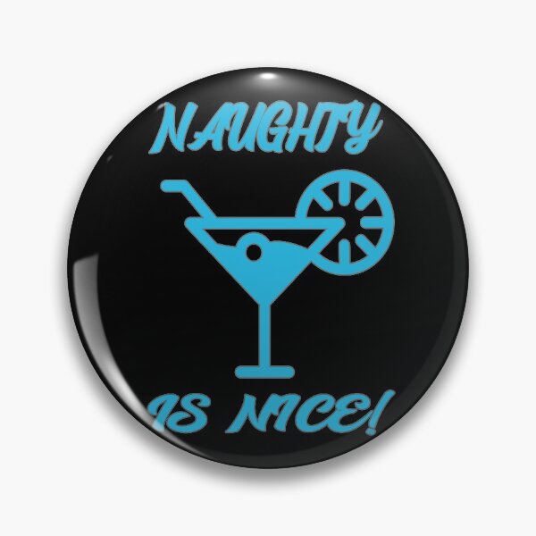 Item preview, Naughty is Nice Cocktail Blue designed and sold by Coder-T.