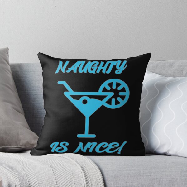Item preview, Naughty is Nice Cocktail Blue designed and sold by Coder-T.
