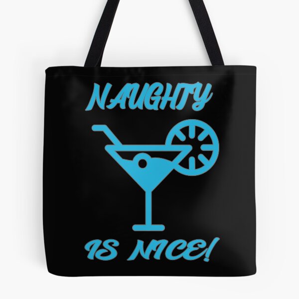 Item preview, Naughty is Nice Cocktail Blue designed and sold by Coder-T.