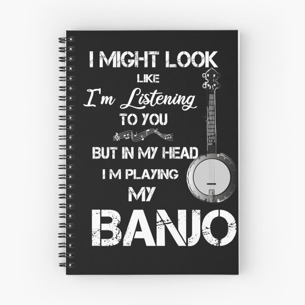 Item preview, I might look like I'm listening to you, but in my head I'm playing my Banjo gift  designed and sold by HananDesign13.