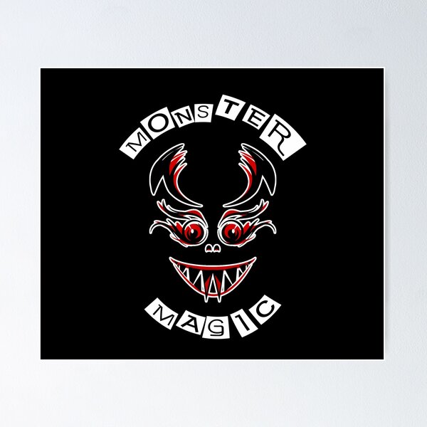 Item preview, Monster Magic Happy Face designed and sold by comcamworld.