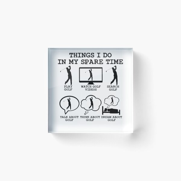 Item preview, Things I Do In My Spare Time Golfing Funny Golf  Lover Gift idea designed and sold by Noahlaz.