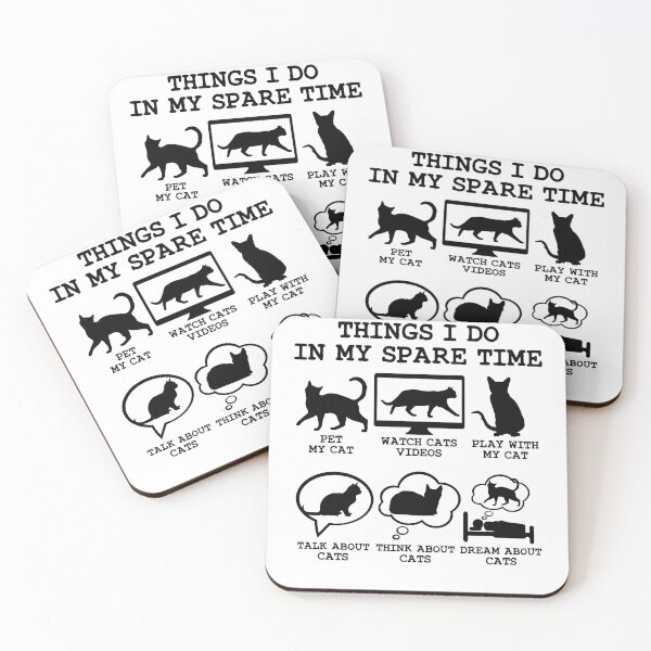 Item preview, Things I Do In My Spare Time Cat Lover Funny Gift idea designed and sold by Noahlaz.