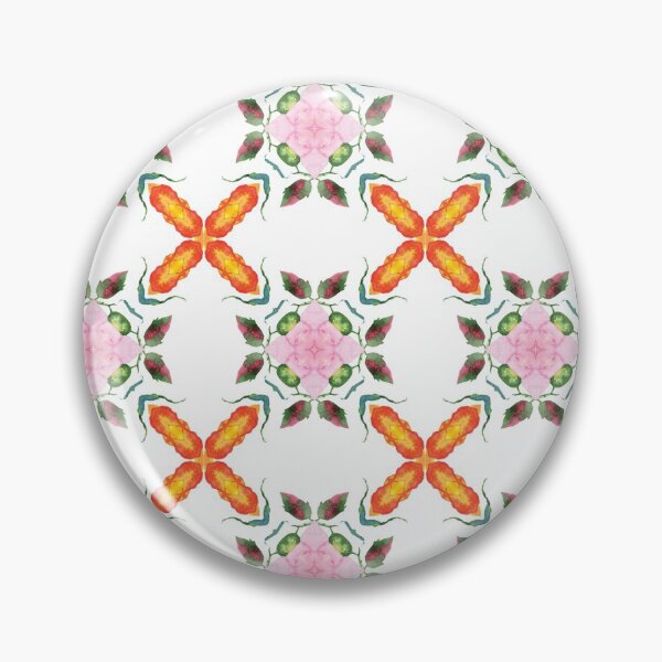 Item preview, Watercolor Floral Pattern Tile graphic  designed and sold by Openspace2020.