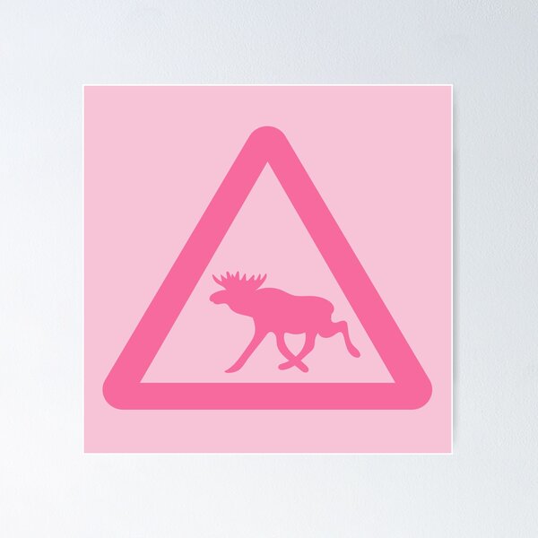 Item preview, Swedish Moose Sign | Älgskylt  designed and sold by LemonbatStudio.