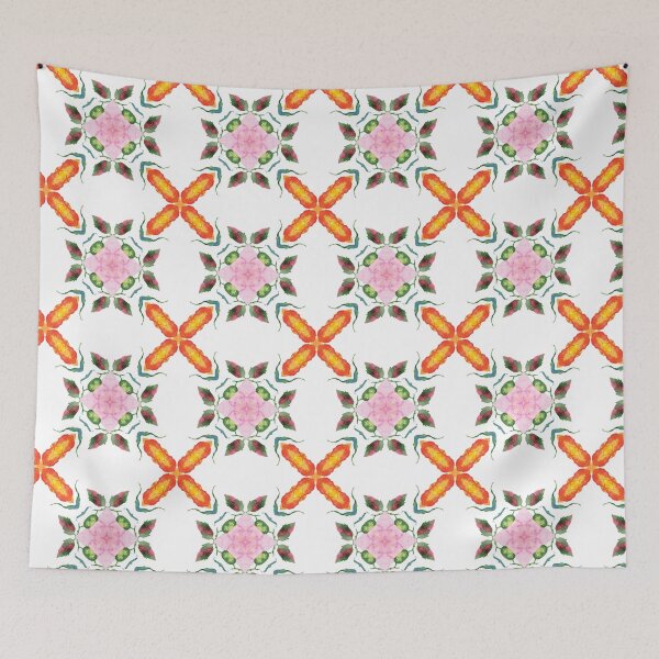 Item preview, Watercolor Floral Pattern Tile graphic  designed and sold by Openspace2020.