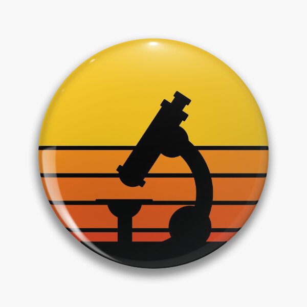 Item preview, YELLOW ORANGE COLORS RETRO SUNSET MICROSCOPE SCIENCE designed and sold by Hippiesole.