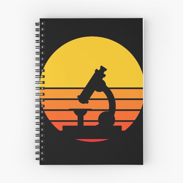 Item preview, YELLOW ORANGE COLORS RETRO SUNSET MICROSCOPE SCIENCE designed and sold by Hippiesole.