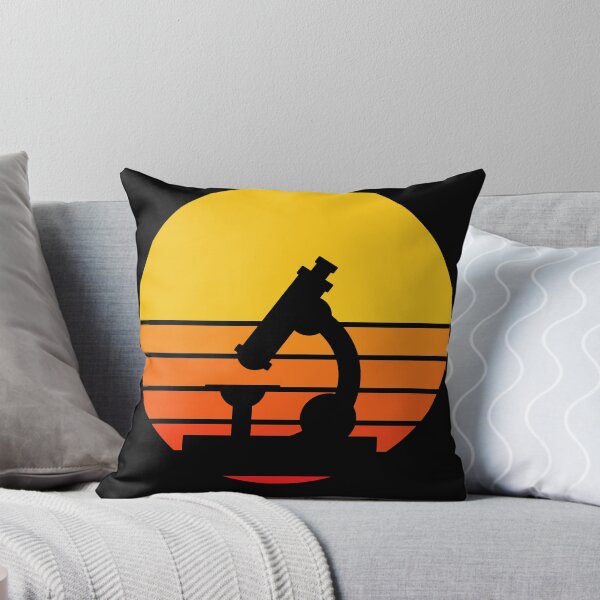 Item preview, YELLOW ORANGE COLORS RETRO SUNSET MICROSCOPE SCIENCE designed and sold by Hippiesole.