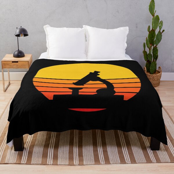 Item preview, YELLOW ORANGE COLORS RETRO SUNSET MICROSCOPE SCIENCE designed and sold by Hippiesole.