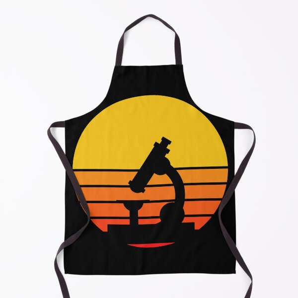 Item preview, YELLOW ORANGE COLORS RETRO SUNSET MICROSCOPE SCIENCE designed and sold by Hippiesole.
