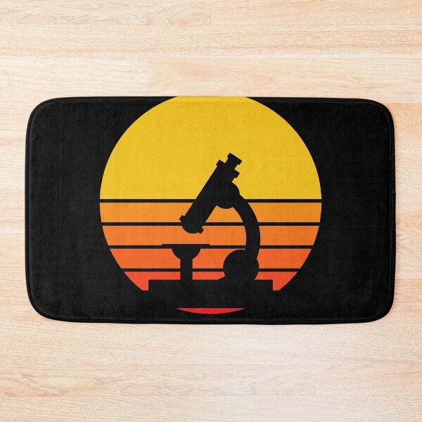 Item preview, YELLOW ORANGE COLORS RETRO SUNSET MICROSCOPE SCIENCE designed and sold by Hippiesole.