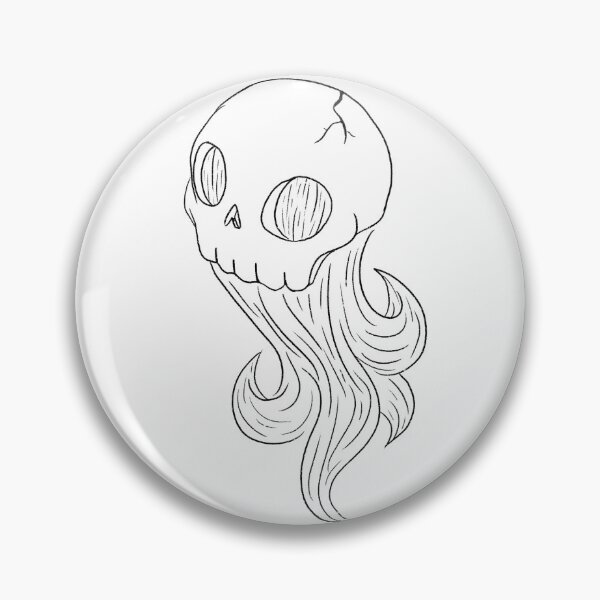 Item preview, Flowing 3D Skull designed and sold by Sophie  DeRosa.
