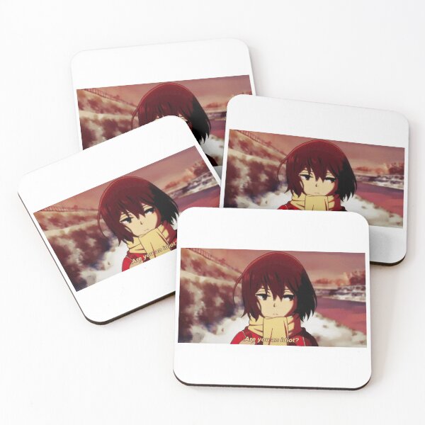 Item preview, Erased - Kayo Hinazuki - "Are you an idiot ?" designed and sold by Goka-Art.