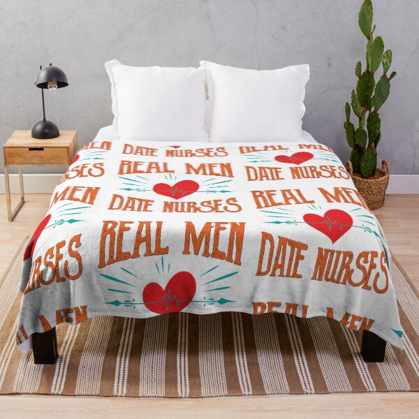 Item preview, Real Men Date Nurses Shirt Funny Gift Idea for Anniversary, Wedding, Mother's Day, Father's Day, Graduation, Thanksgiving, Christmas and New Year's Day. designed and sold by KHRO.