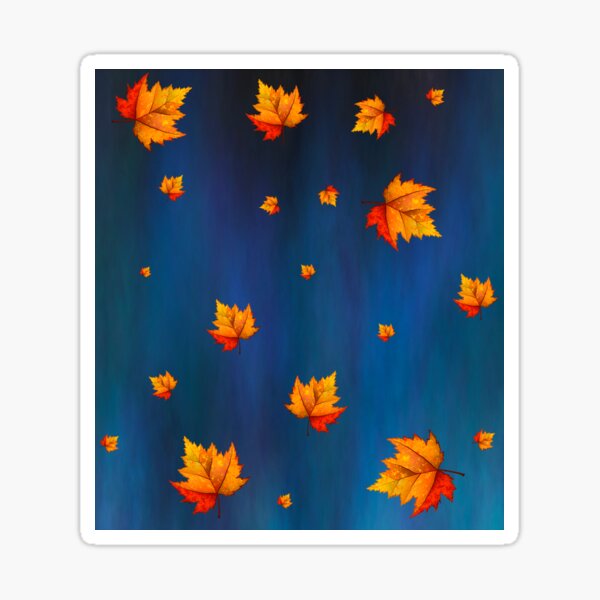 Item preview, Falling Autumn Leaves designed and sold by RitaLaiArt.