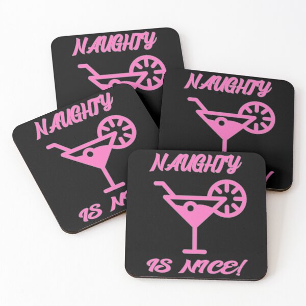 Item preview, Naughty is Nice Cocktail Pink designed and sold by Coder-T.