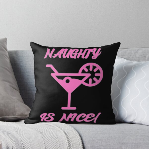 Item preview, Naughty is Nice Cocktail Pink designed and sold by Coder-T.
