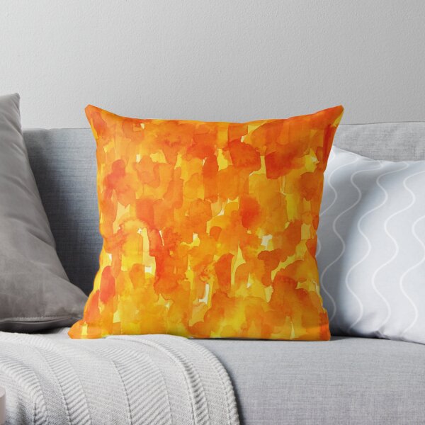 ORANGE Throw Pillow