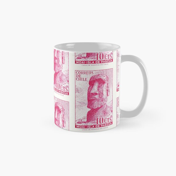 Item preview, 1965 CHILE Easter Island Moai Postage Stamp designed and sold by retrographics.