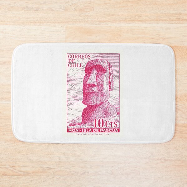 Item preview, 1965 CHILE Easter Island Moai Postage Stamp designed and sold by retrographics.