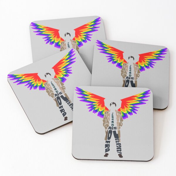Item preview, Castiel rainbow wings designed and sold by geekartistry.