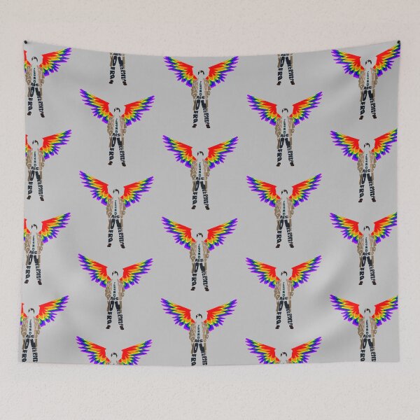 Item preview, Castiel rainbow wings designed and sold by geekartistry.