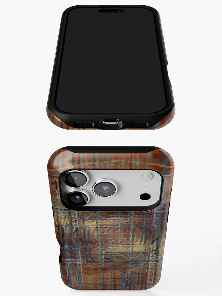 Thumbnail 3 of 4, iPhone Case, Test Pattern designed and sold by StudioBoomBoom.