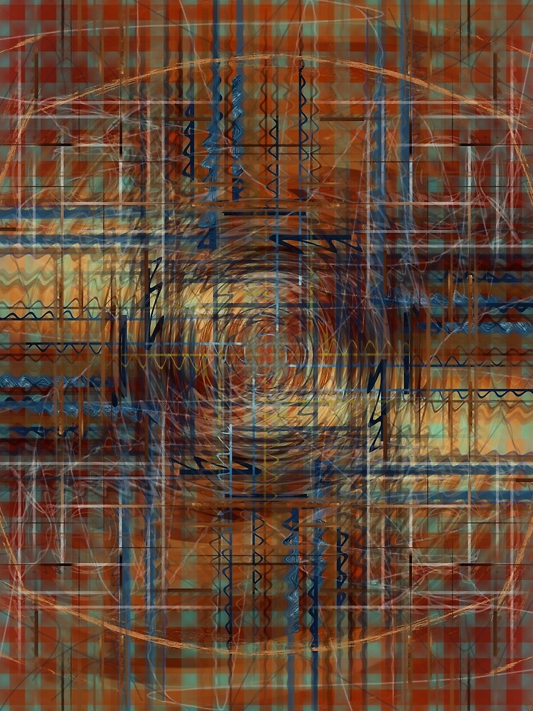 Thumbnail 3 of 3, Scarf, Test Pattern designed and sold by StudioBoomBoom.