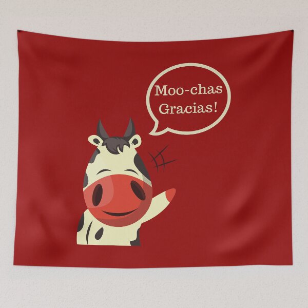 Item preview, Moo-chas Gracias! designed and sold by ArtStore20.