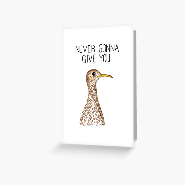 Vista previa del artículo con la obra «Never Gonna Give You (Lavandera de montaña)», diseñado y vendido por LauraWolfArtist.
