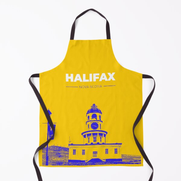 Item preview, Skyline, cityscape poster of Halifax (yellow) designed and sold by CMYKStudio.