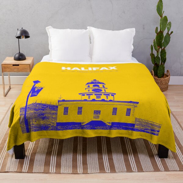 Item preview, Skyline, cityscape poster of Halifax (yellow) designed and sold by CMYKStudio.