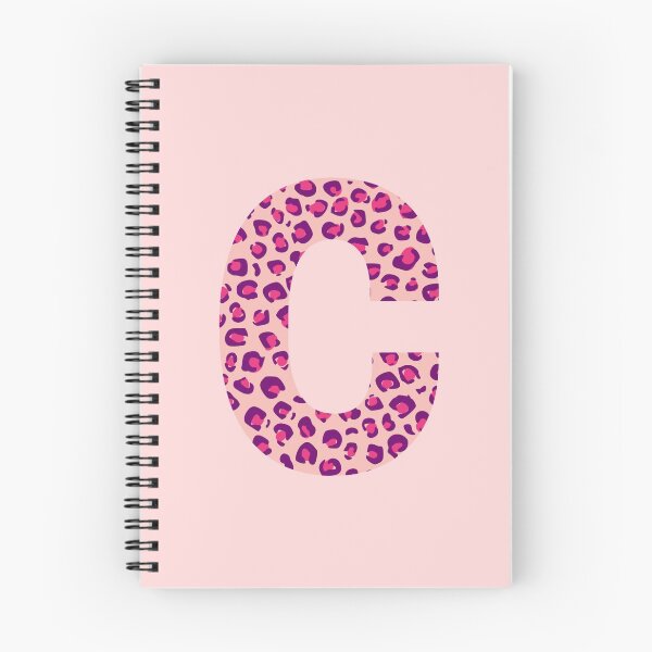 Item preview, Letter C Pink Cheetah Monogram Initial Sticker designed and sold by Pink Mint.