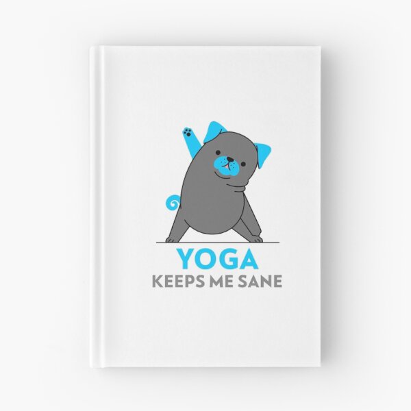 Item preview, Yoga keeps me sane- yoga dog- graphic design designed and sold by josephsteez.
