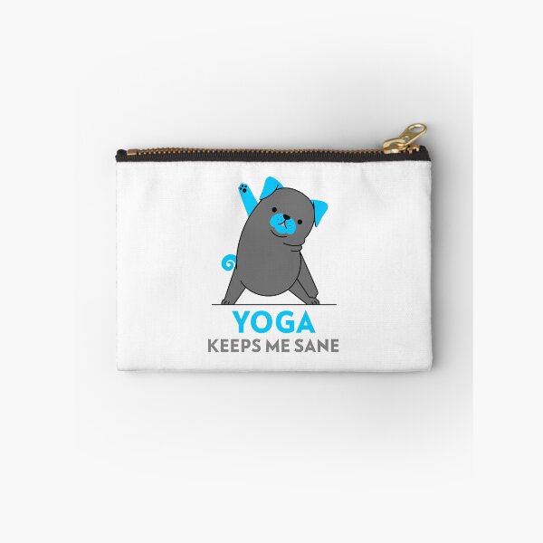 Item preview, Yoga keeps me sane- yoga dog- graphic design designed and sold by josephsteez.