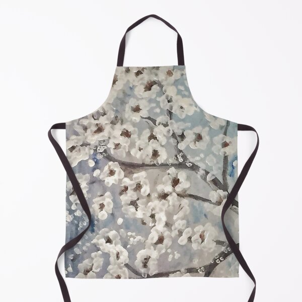 Item preview,  White flowers watercoloured designed and sold by tahat atakor.