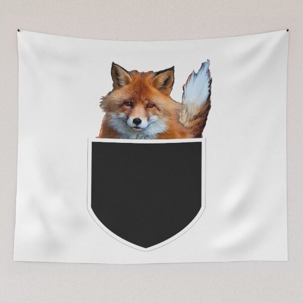 Item preview, RED FOX  And Fake Pocket designed and sold by BulganLumini.