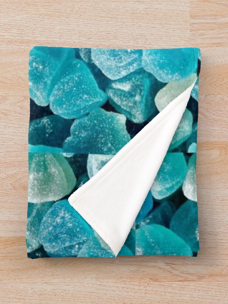 Thumbnail 3 of 6, Throw Blanket, Blue Candy designed and sold by Rabiah00.