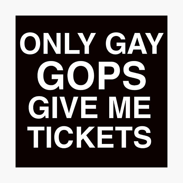 Item preview, Only Gay Cops Give Me Tickets Shirt gift For Men And Woman designed and sold by medbouk1.