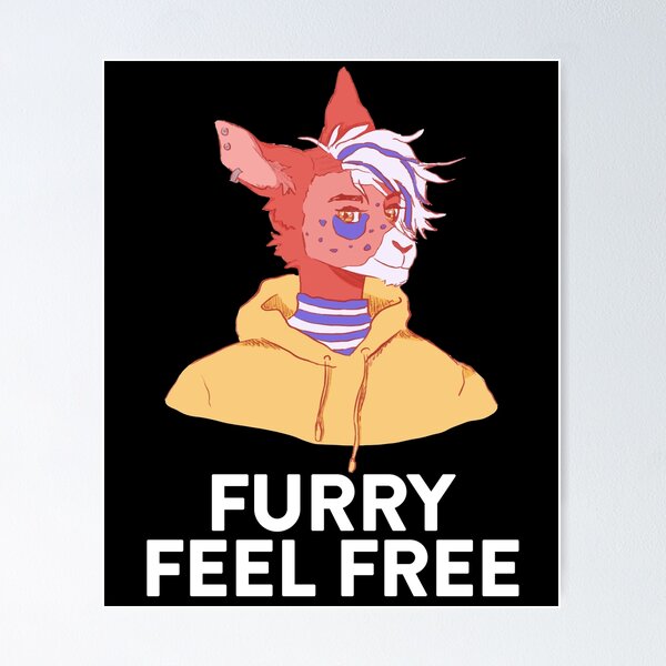Item preview, Furries Pride Furry Fandom Fursona Diseño designed and sold by FalkDania.