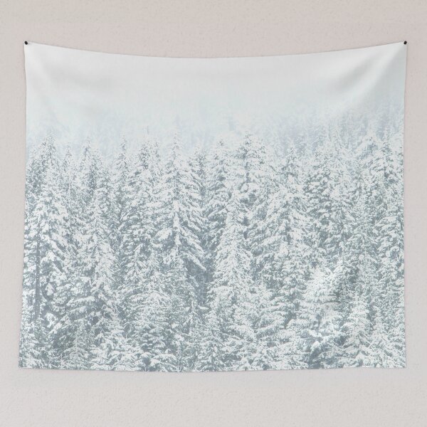Item preview, Snowy Pine Forest designed and sold by Walk-It-Off.