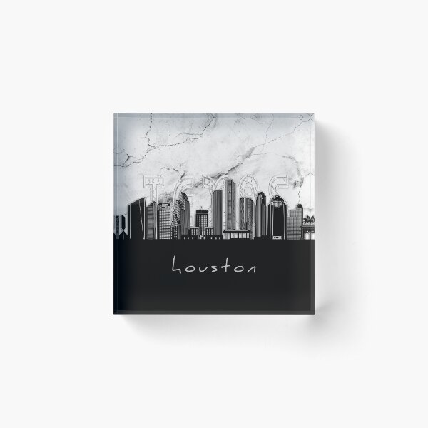 Item preview, houston skyline marble designed and sold by BekimART2.