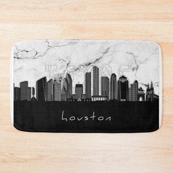 Item preview, houston skyline marble designed and sold by BekimART2.